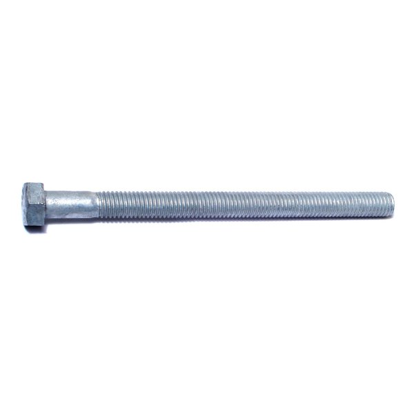 Midwest Fastener 1/2"-13 Hex Head Cap Screw, Hot Dipped Galvanized Steel, 7 in L, 25 PK 54443